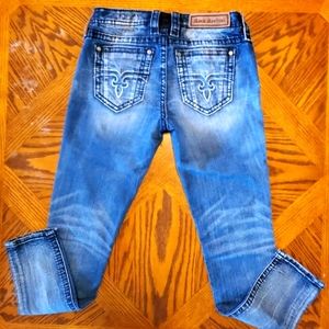 Rock revival womans jeans. Moon, skinny.